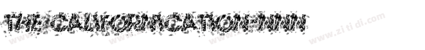 The Californication字体转换